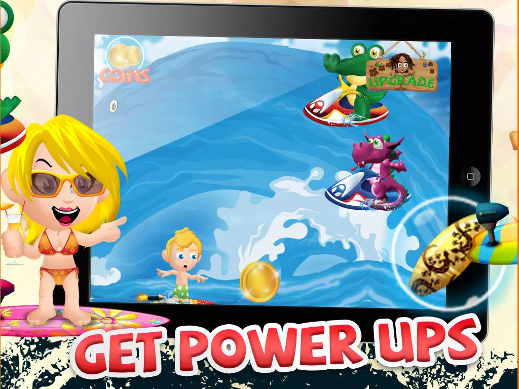 A Turbo Minion Surfers Dash to Outrun Sea Dragons - FREE Game! iPad Screenshots