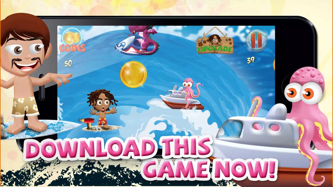 A Turbo Minion Surfers Dash to Outrun Sea Dragons - FREE Game! Screenshots