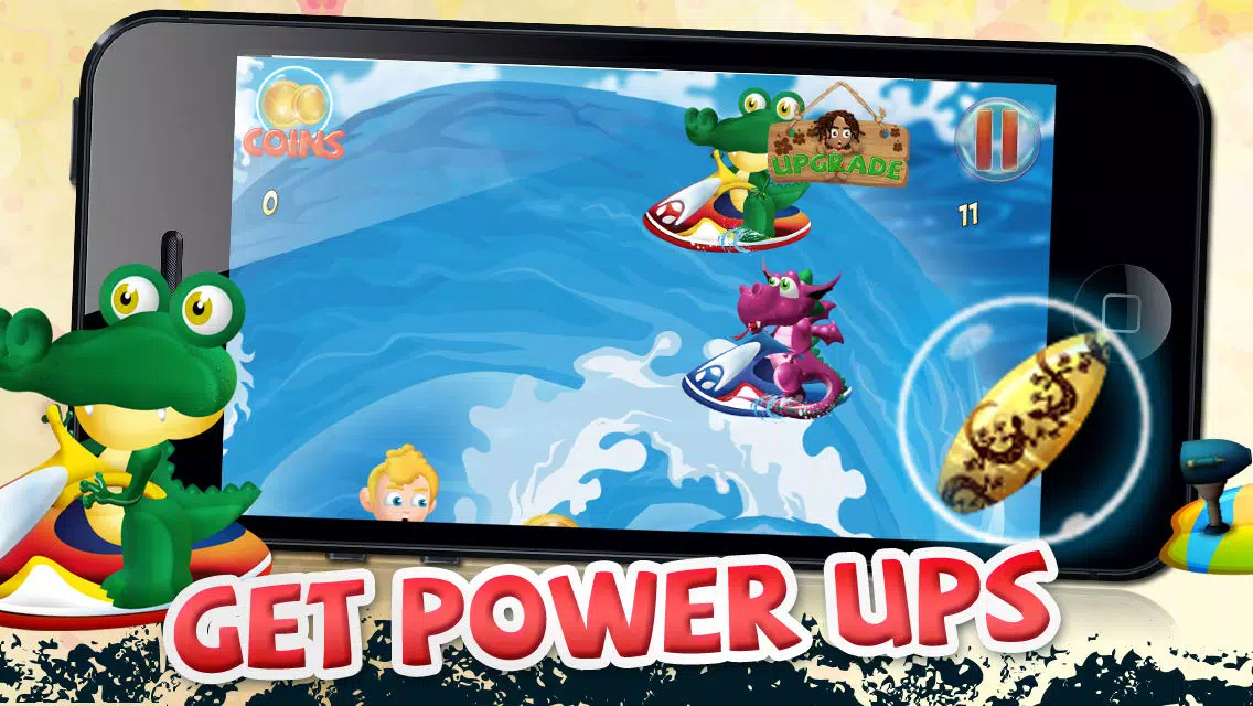 A Turbo Minion Surfers Dash to Outrun Sea Dragons - FREE Game! Screenshots