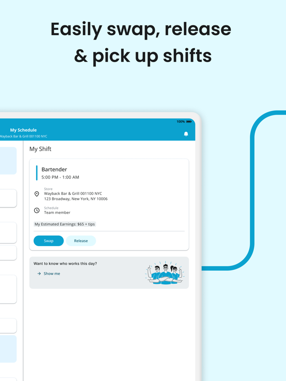 HotSchedules iPad Screenshots