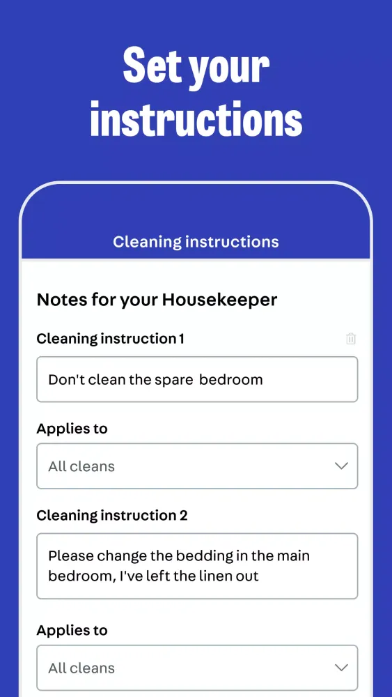 Housekeep Screenshots