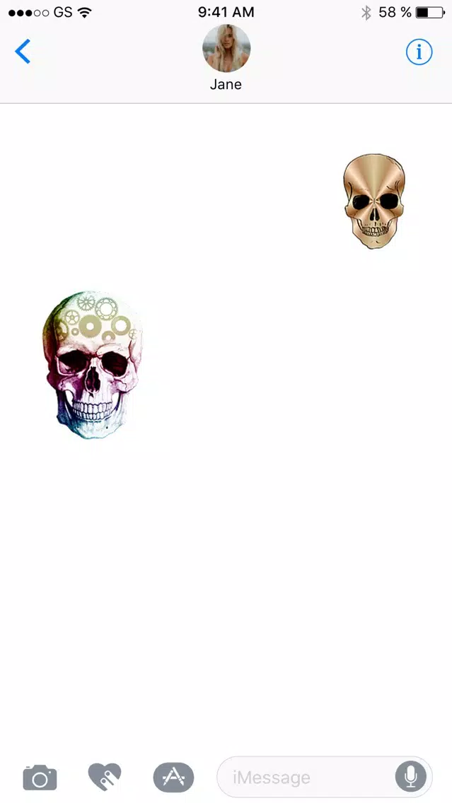 Skeleton Sticker Pack! Screenshots