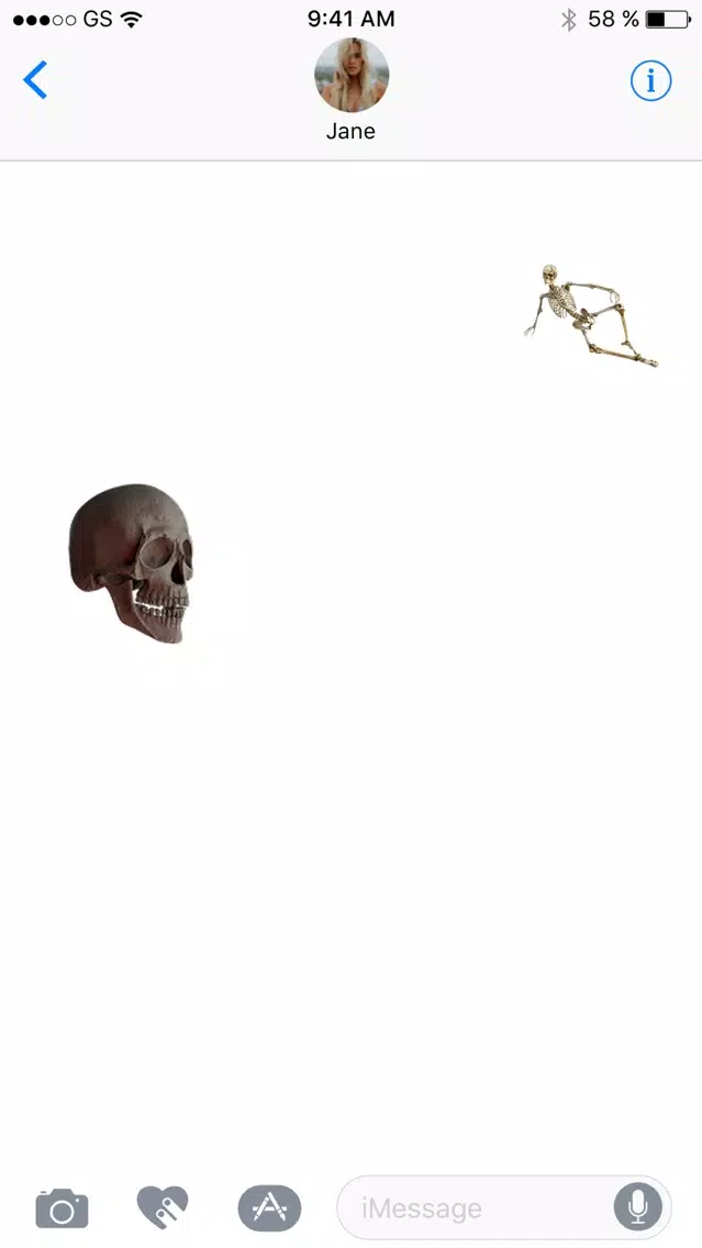 Skeleton Sticker Pack! Screenshots