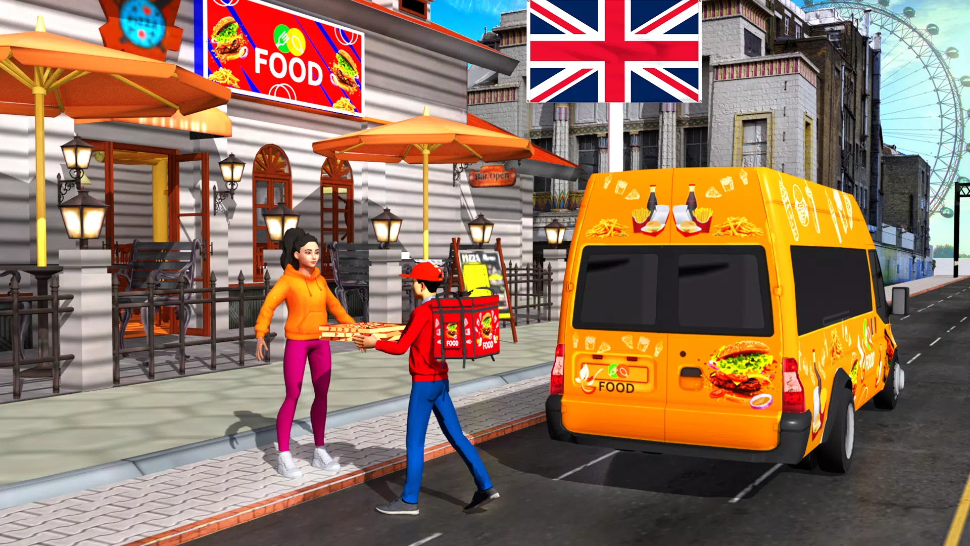 Pizza Delivery Game- Bike Game Screenshots