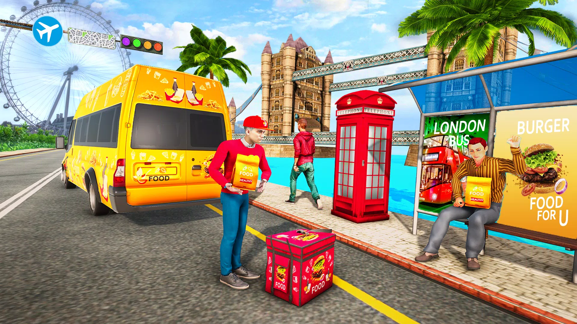 Pizza Delivery Game- Bike Game Screenshots