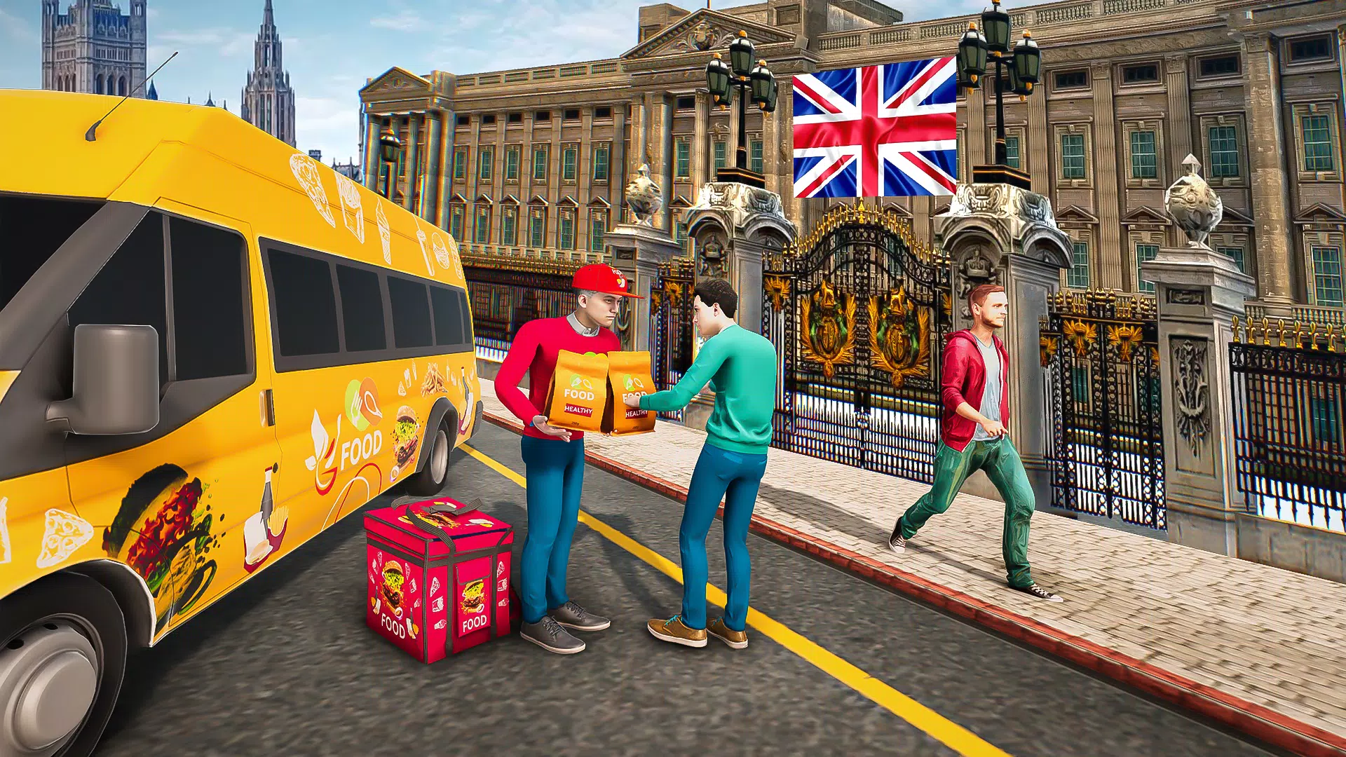 Pizza Delivery Game- Bike Game Screenshots