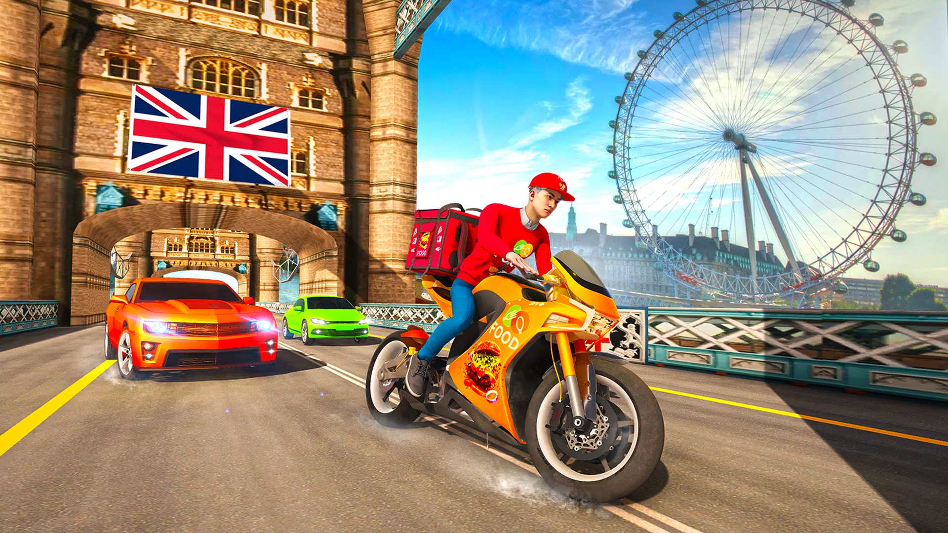 Pizza Delivery Game- Bike Game Screenshots