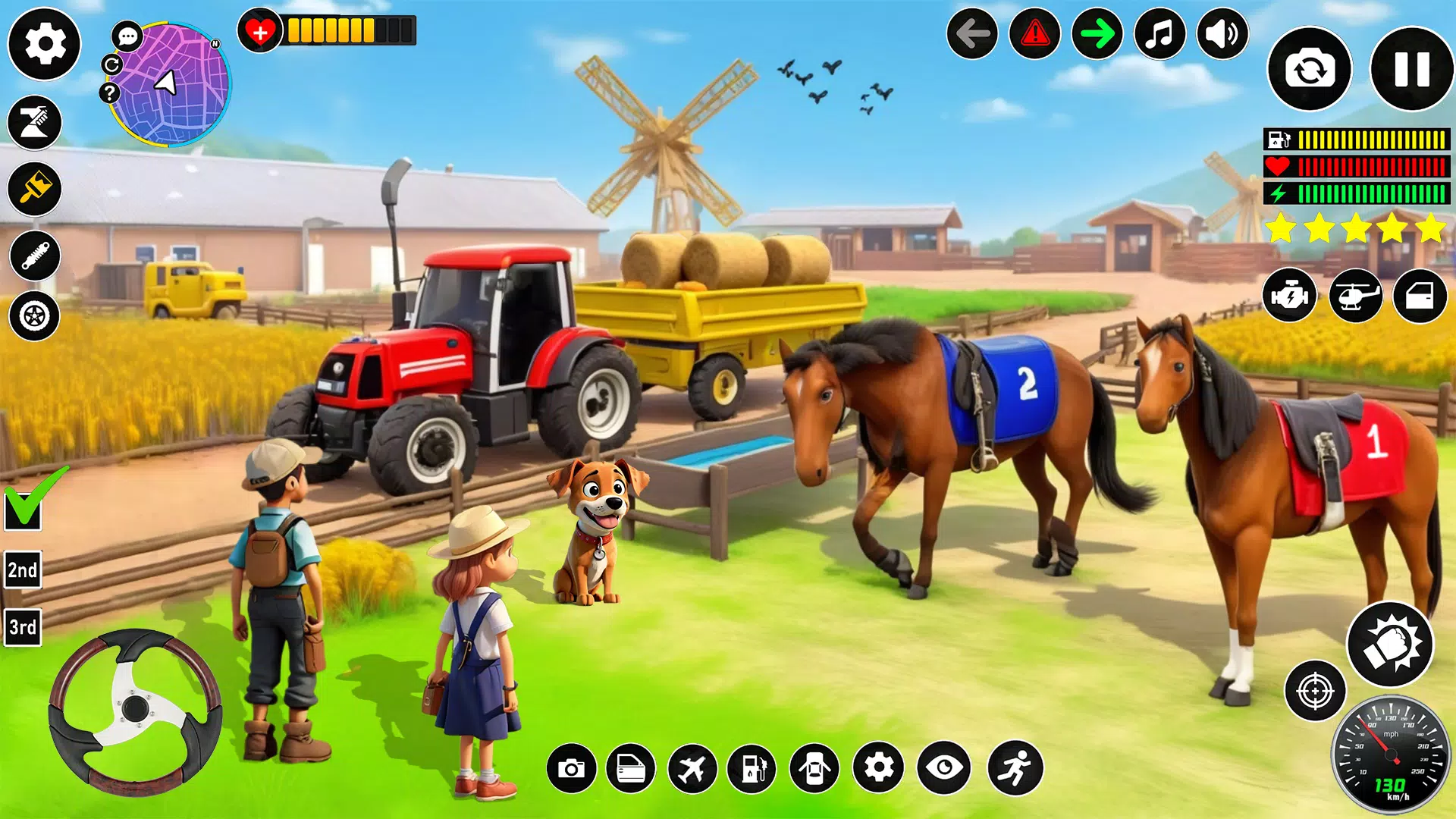 Offroad Tractor farm 3D Game Screenshots