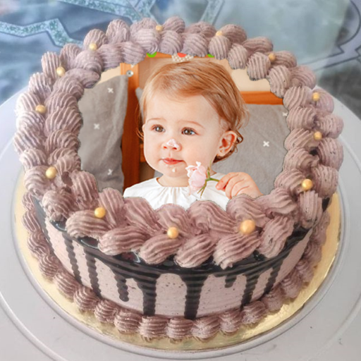 Name Photo on Cake