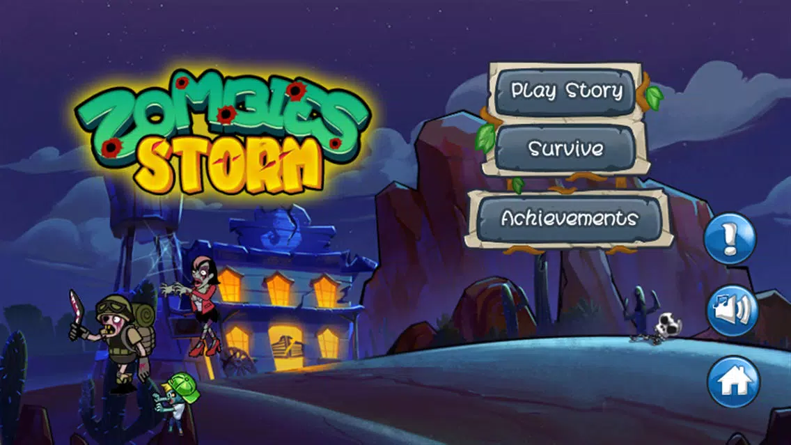 Zombie Storm -Cowboy Zombie Free Games应用截图