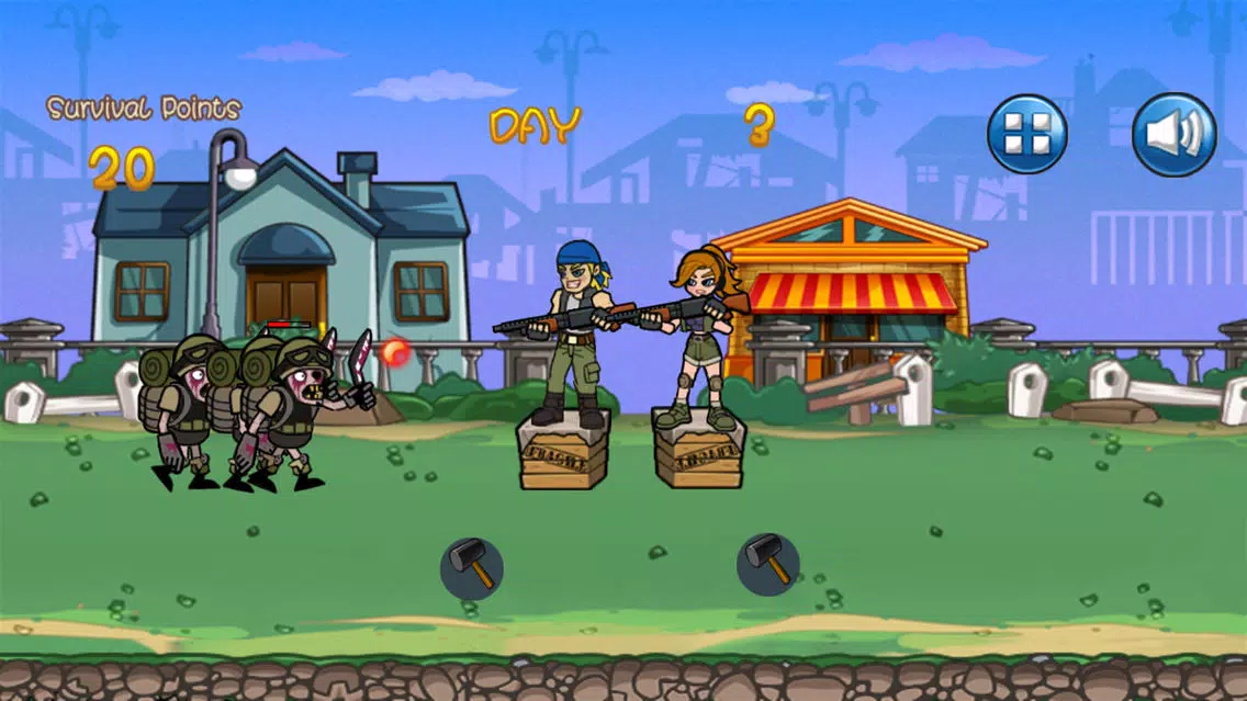 Zombie Storm -Cowboy Zombie Free Games应用截图