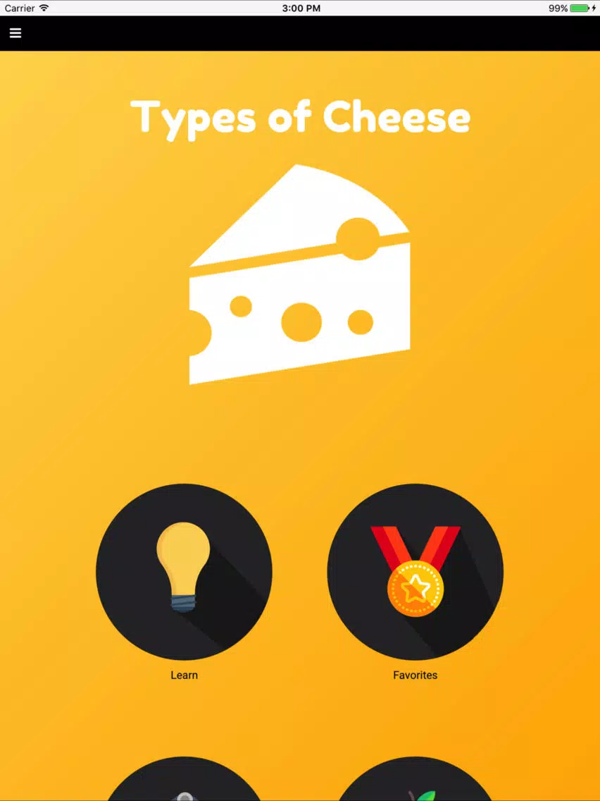 Cheese Types: Varieties of Cheese iPad Ekran Görüntüleri