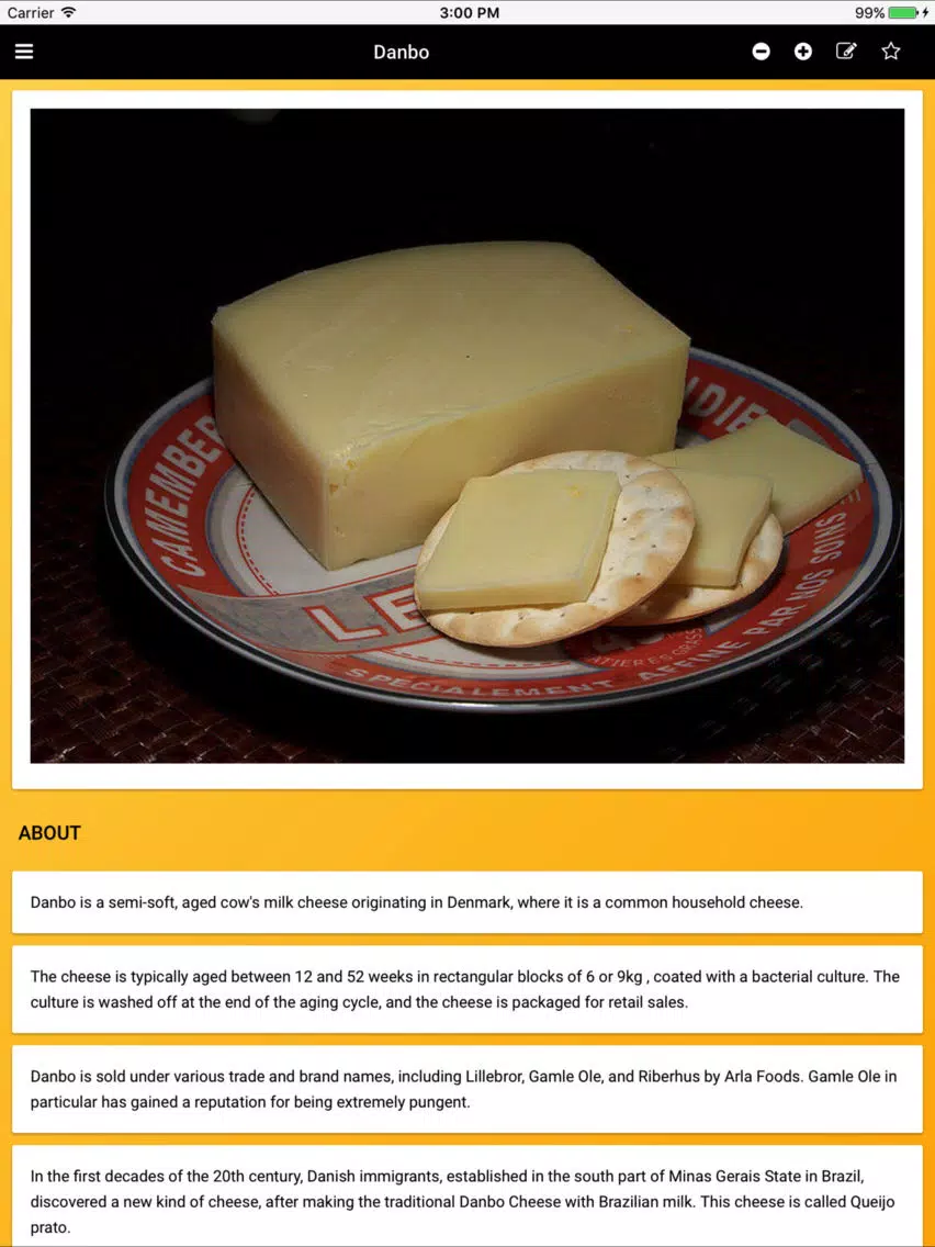 Cheese Types: Varieties of Cheese iPad Ekran Görüntüleri