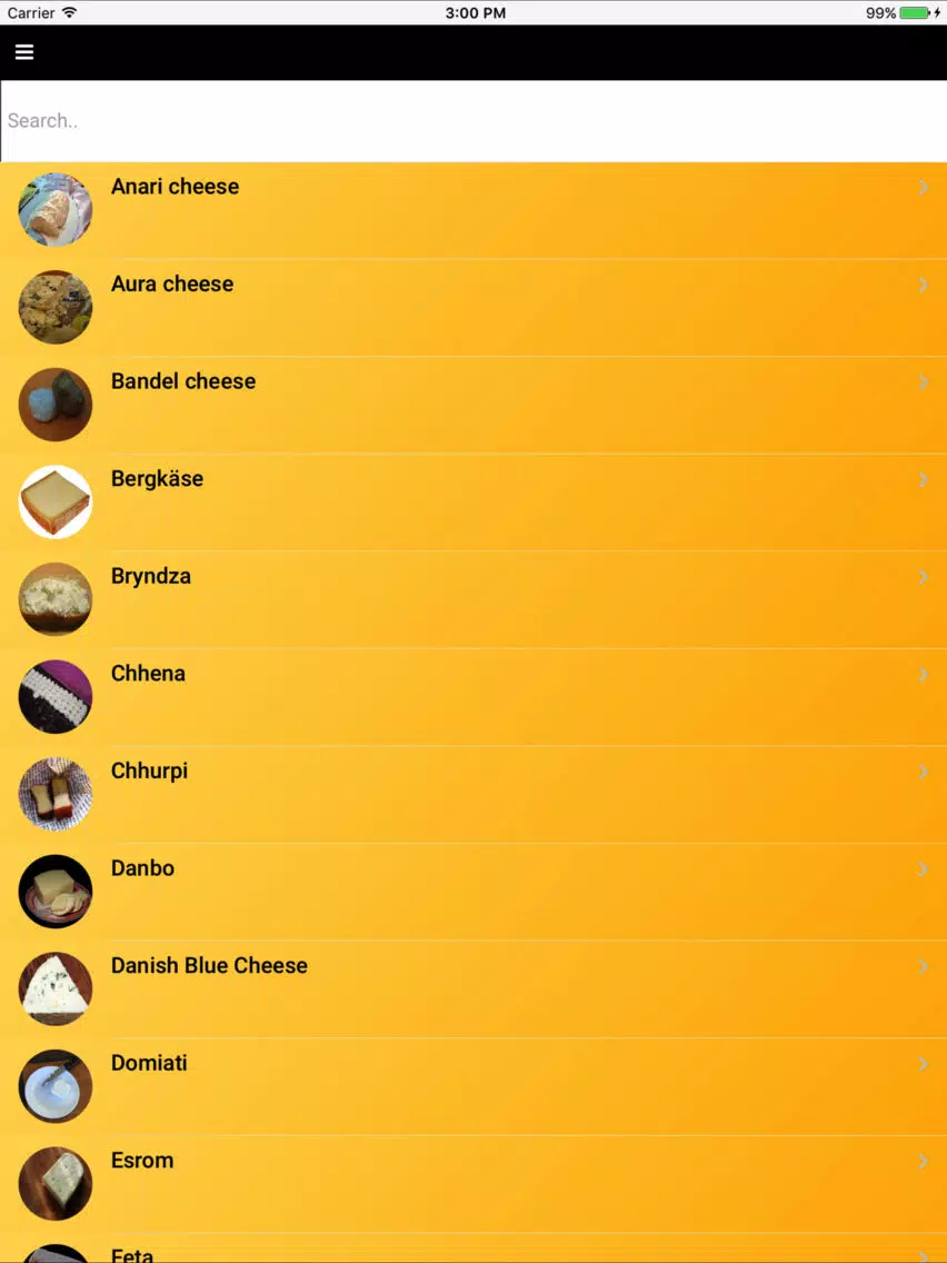 Cheese Types: Varieties of Cheese iPad Ekran Görüntüleri