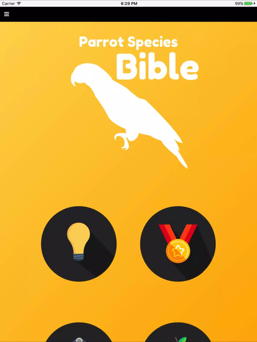 Parrot Species Bible iPad Screenshots