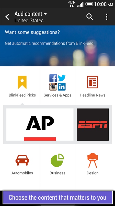 Sense Home Screenshots