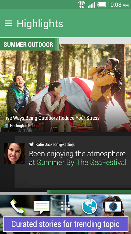 Sense Home Screenshots