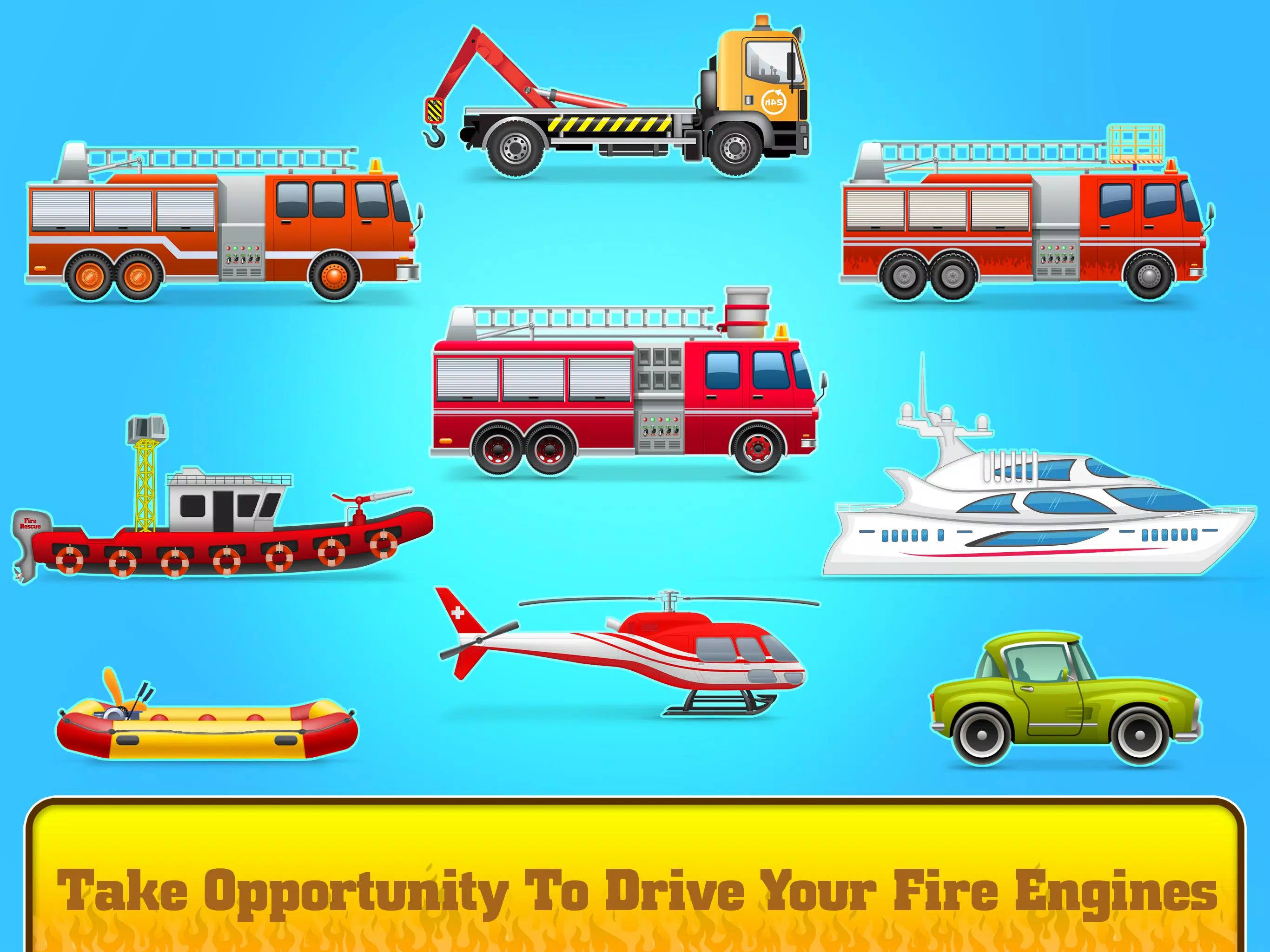 Firefighter Rescue Fire Truck Screenshots