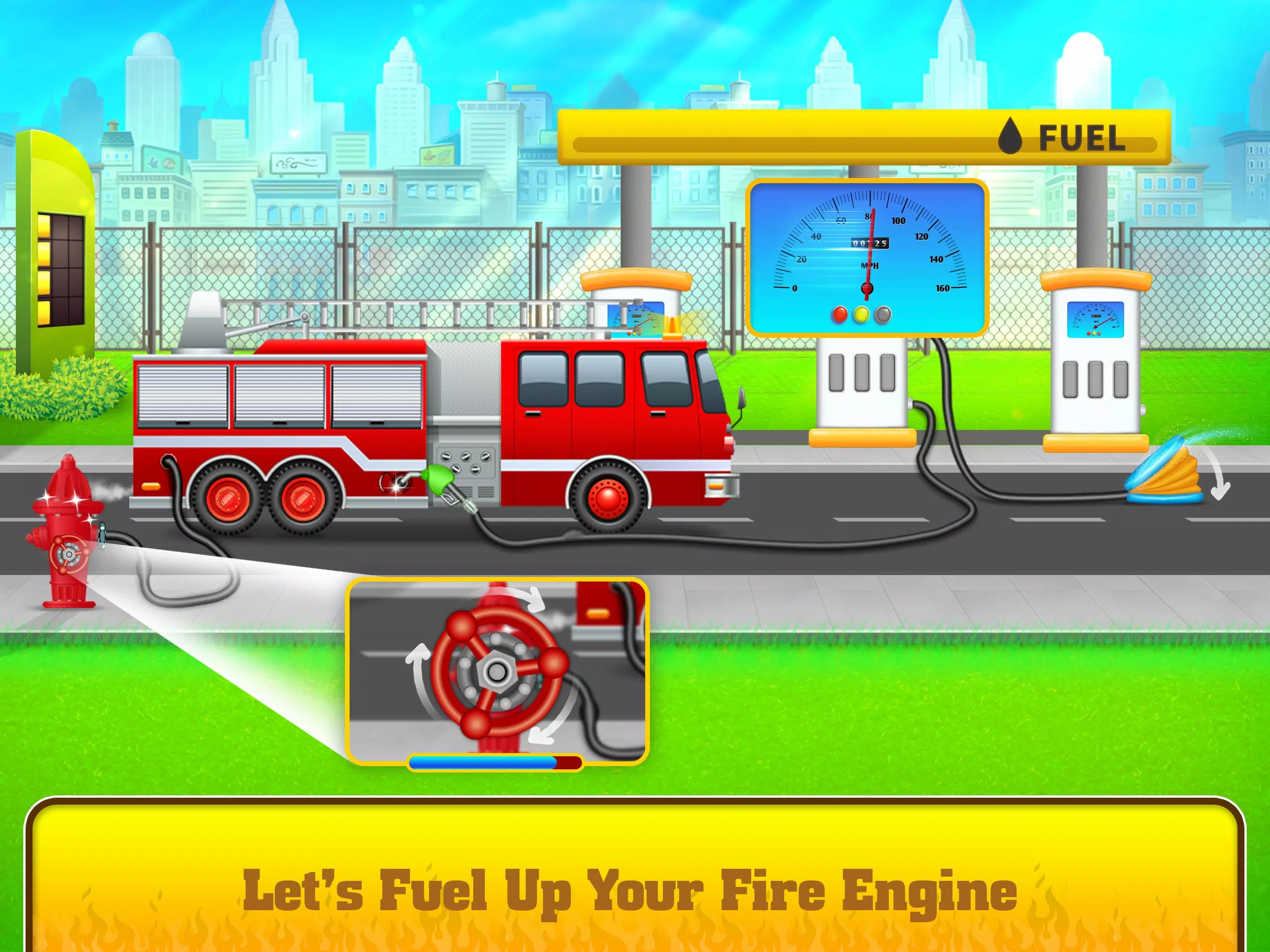 Firefighter Rescue Fire Truck Screenshots