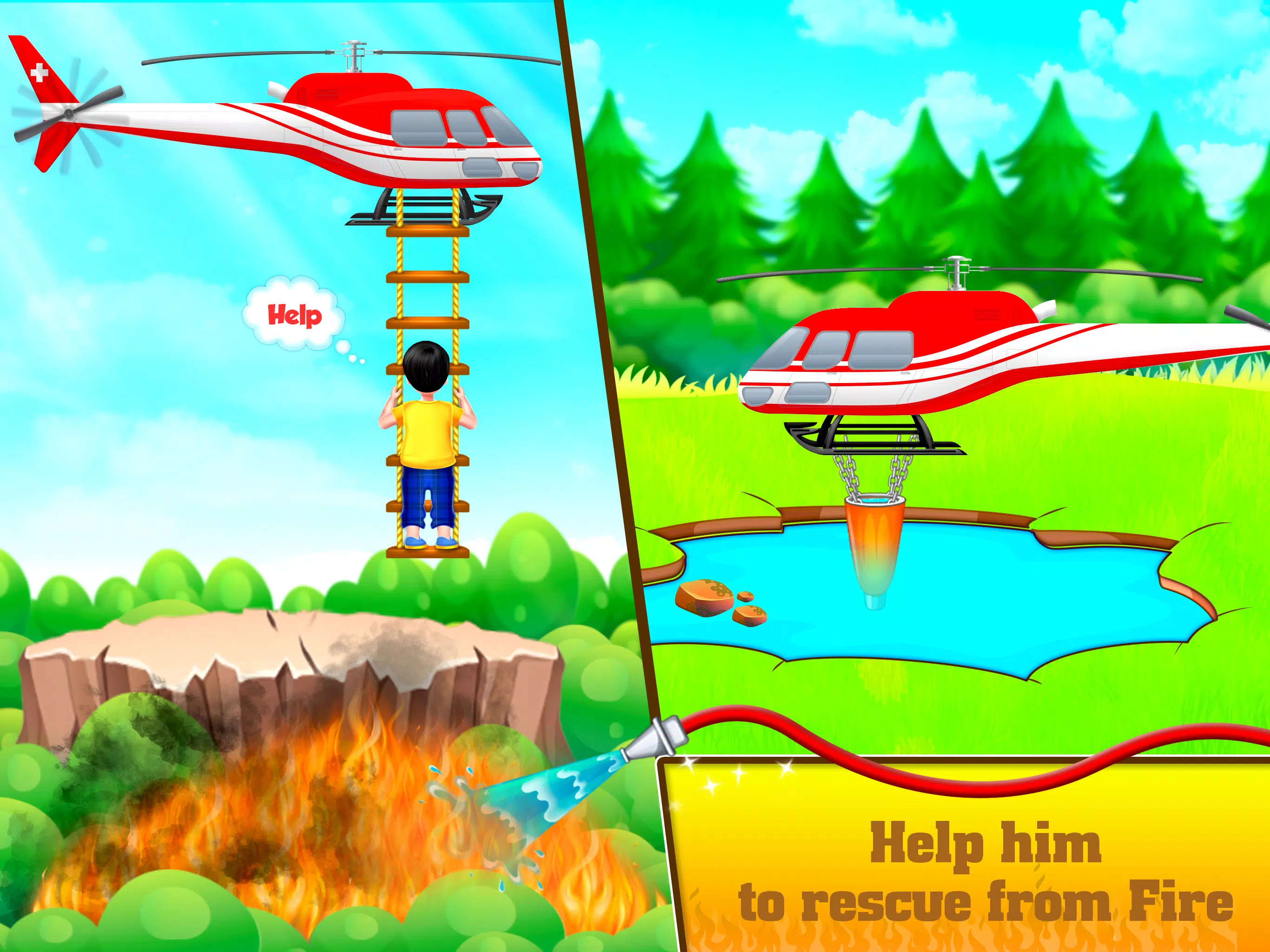 Firefighter Rescue Fire Truck Screenshots