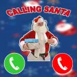 Calling Santa Claus.