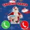 Calling Santa Claus.