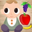 Baby Fruit Jigsaws My First ABC English Flashcards