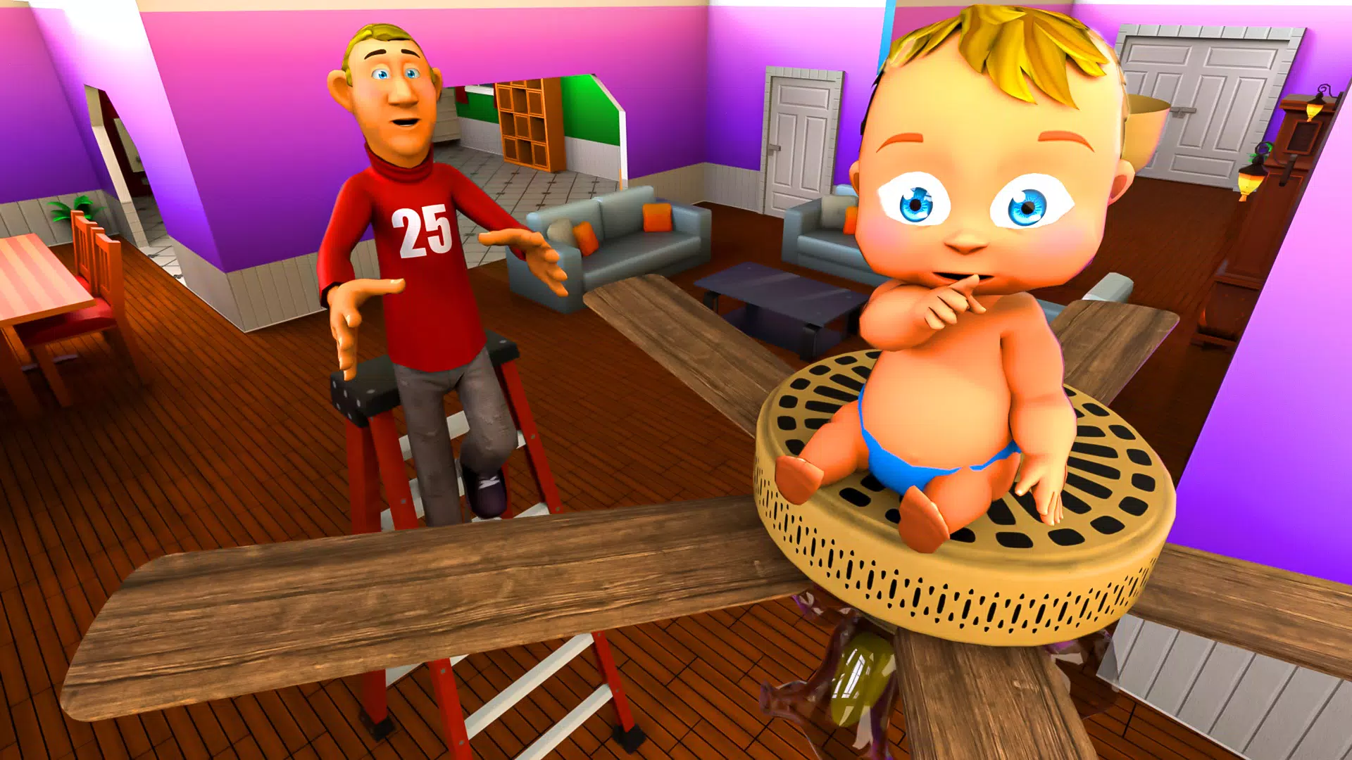 Daddy Escape Hide & Seek Game Screenshots