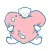 Polar Bear Bearmoji Sticker