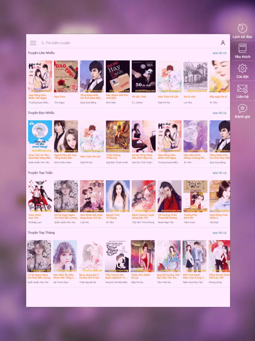 Hay Đọc Truyện - Mê Đọc Truyện iPad Screenshots