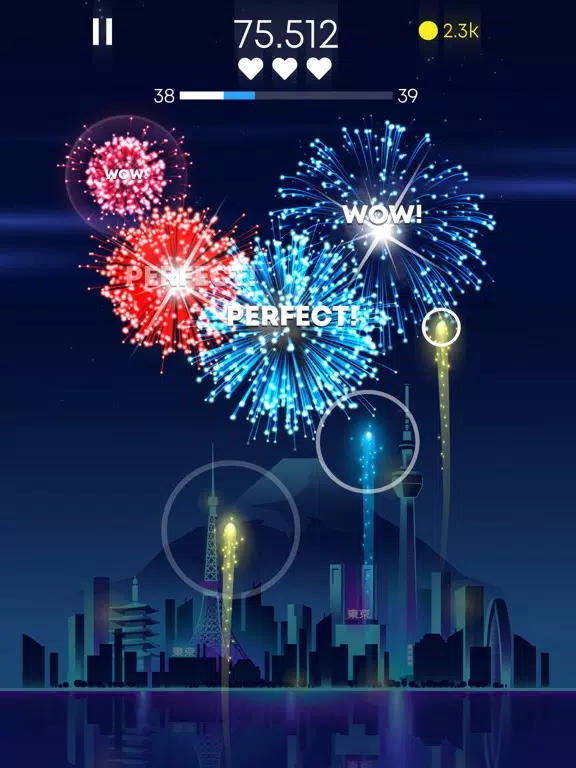 Flashy Fireworks: Rocket Shoot iPad  स्क्रीनशॉट