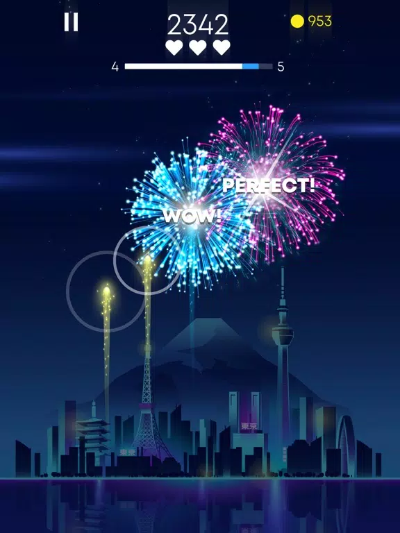 Flashy Fireworks: Rocket Shoot iPad  स्क्रीनशॉट