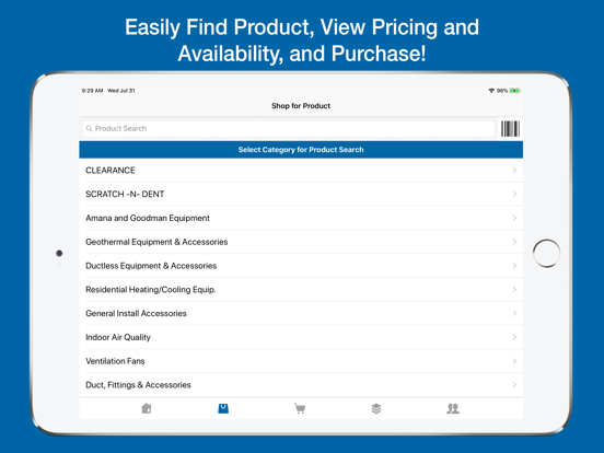 HVAC MobileSales iPad Screenshots