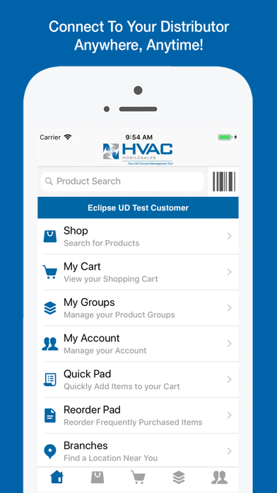 HVAC MobileSales Screenshots