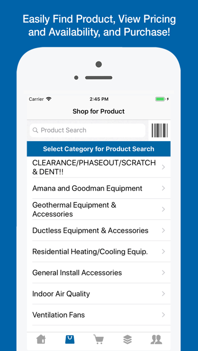 HVAC MobileSales Screenshots