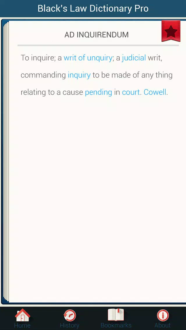Law Dictionary: FT Black's Law Dictionary 2nd Ed Screenshots