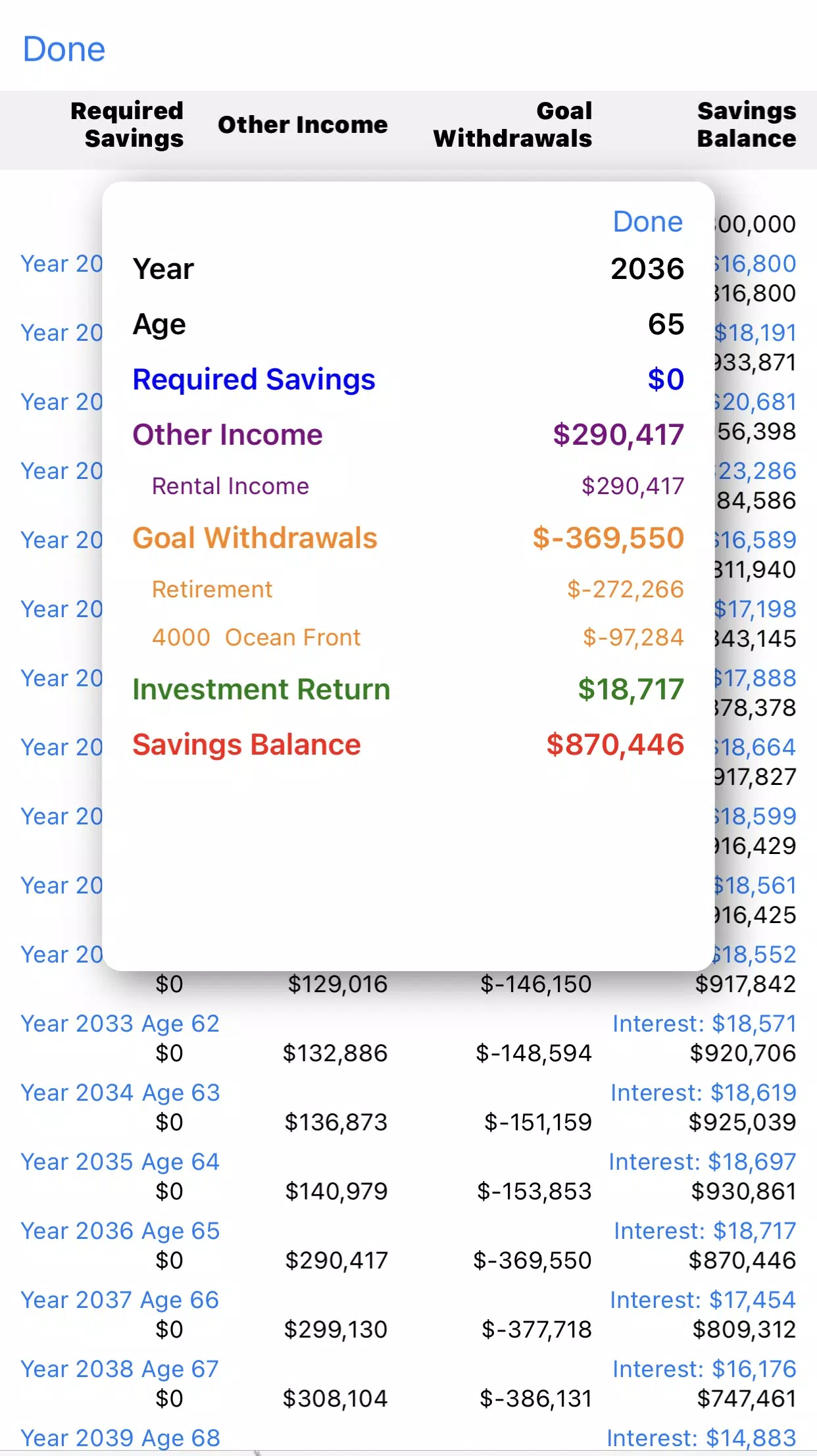 Health and Wealth Screenshots