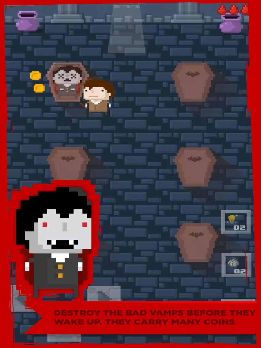 Bad Vampire: Stop Dracula before dawn iPad স্ক্রিনশট