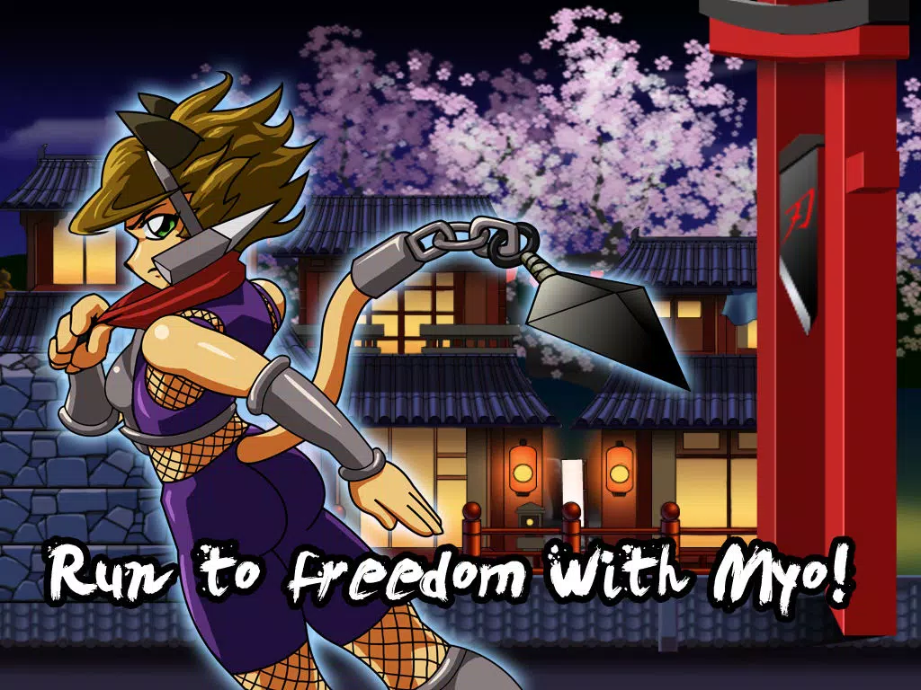 Catgirl Shinobi Free: A New Ninja Run and Jump Adventure Game iPad Screenshots