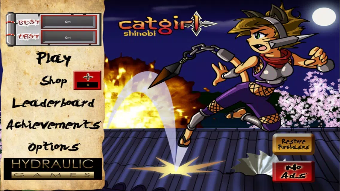 Catgirl Shinobi Free: A New Ninja Run and Jump Adventure Game Screenshots