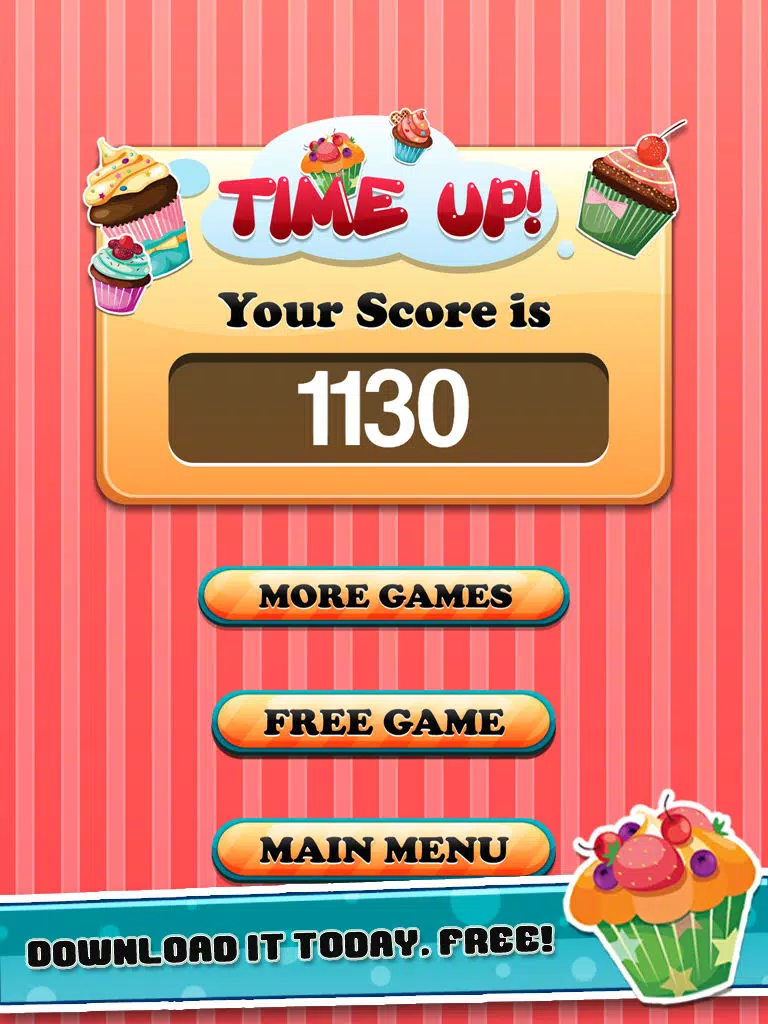 Cupcakes Match Mania - Cake Connect FREE iPad Screenshots