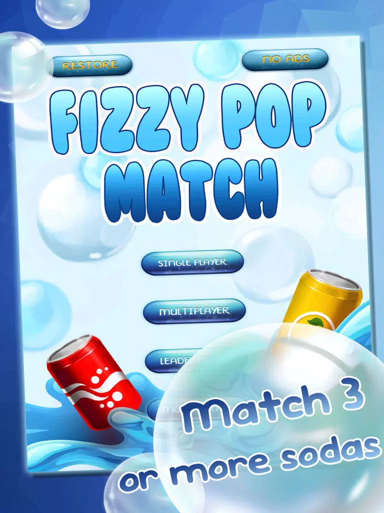 A New Fizzy Pop Match Mania App - Super Fun Game For Kids iPad Screenshots