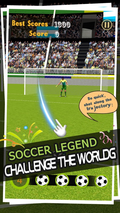Free Kick Soccer Goal - Penalty Flick Football स्क्रीनशॉट