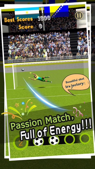 Free Kick Soccer Goal - Penalty Flick Football स्क्रीनशॉट