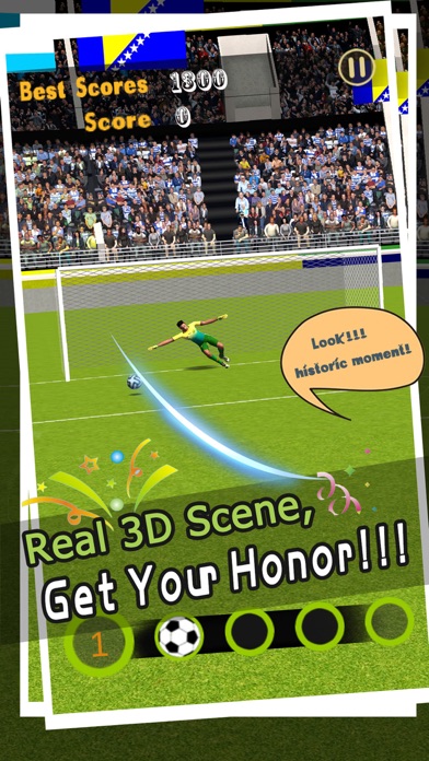 Free Kick Soccer Goal - Penalty Flick Football स्क्रीनशॉट