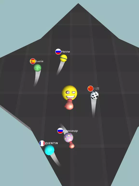 Ảnh chụp màn hình của Bouncy.io iPad 