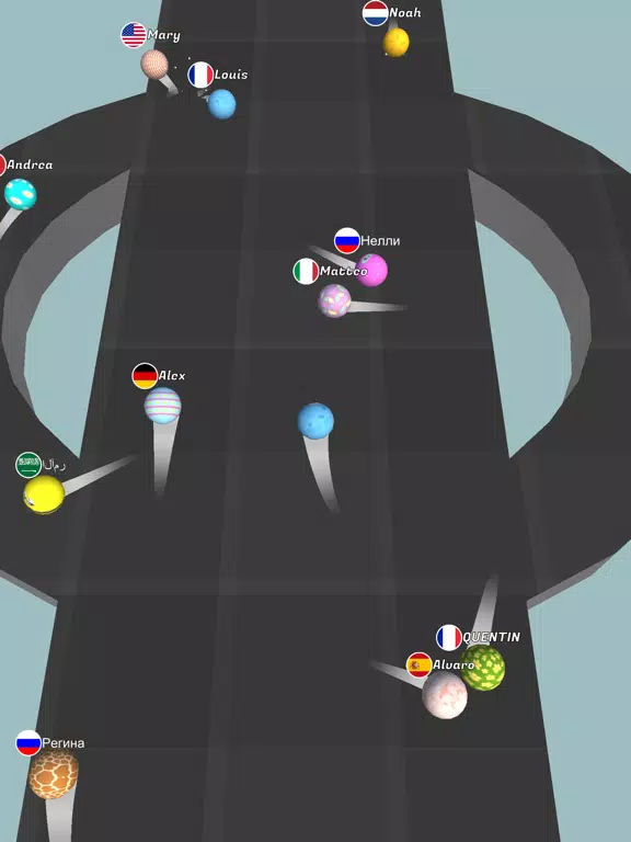 Ảnh chụp màn hình của Bouncy.io iPad 