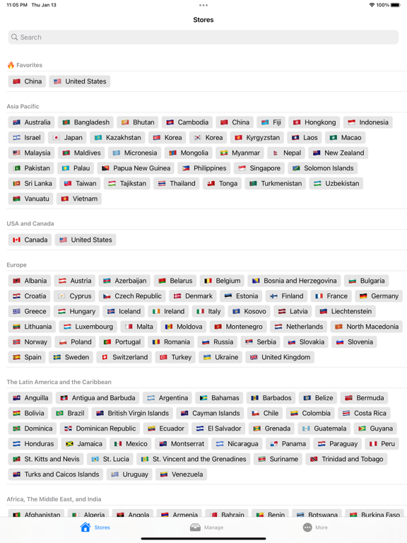 Store Redirect iPad Screenshots