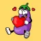 Eggplant Stickers