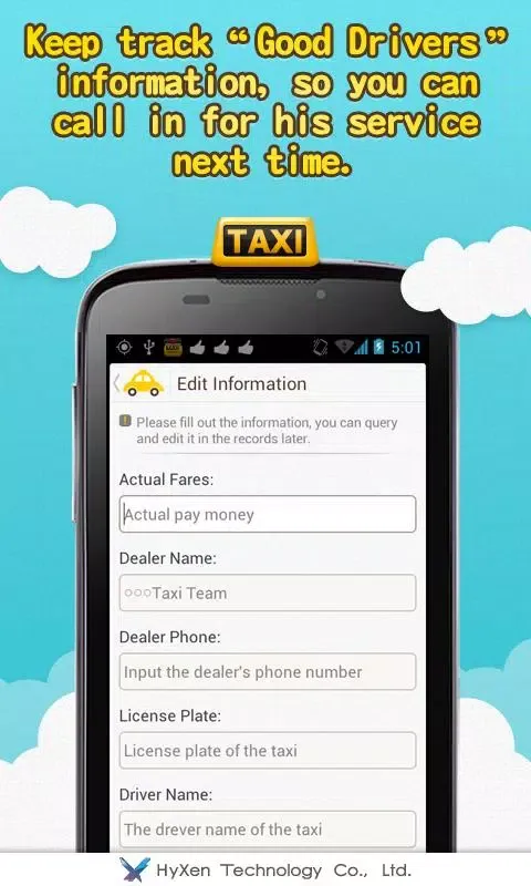 Taximeter Screenshots